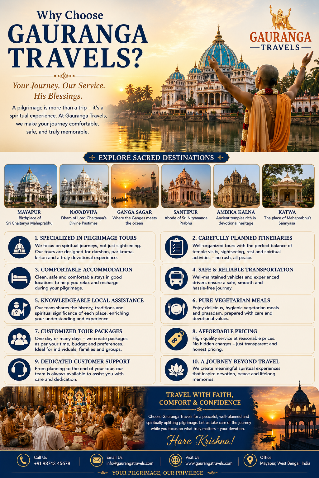 Why Choose Gauranga Travels