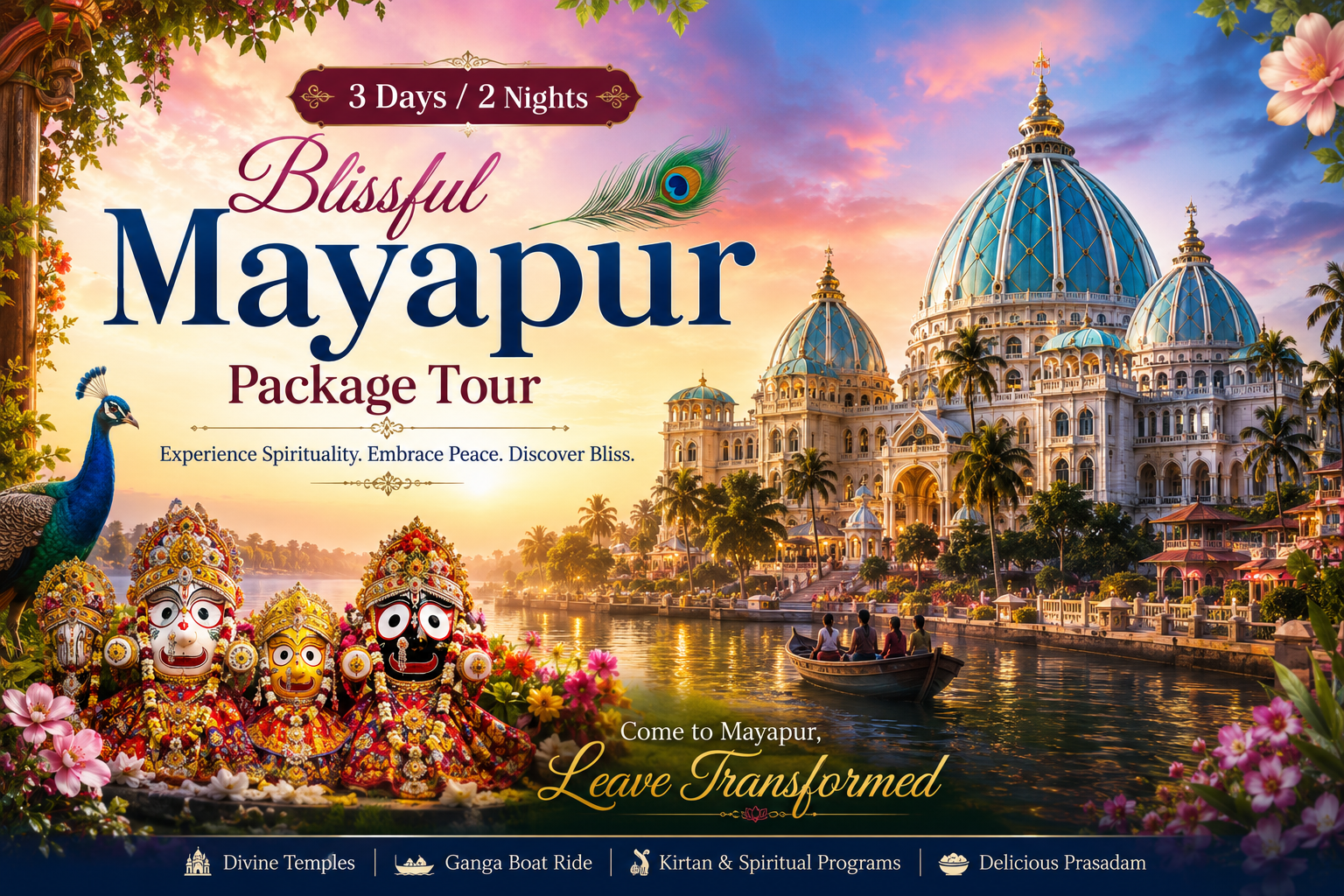   3 Days/ 2 Nights-  Blissful  Mayapur Package Tour