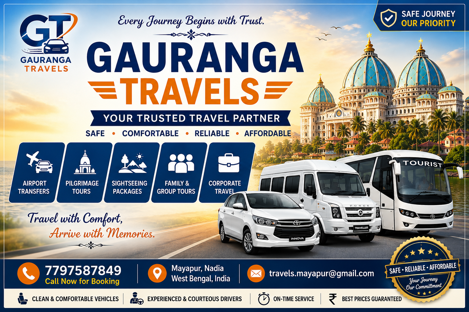 Mayapur Travels car booking